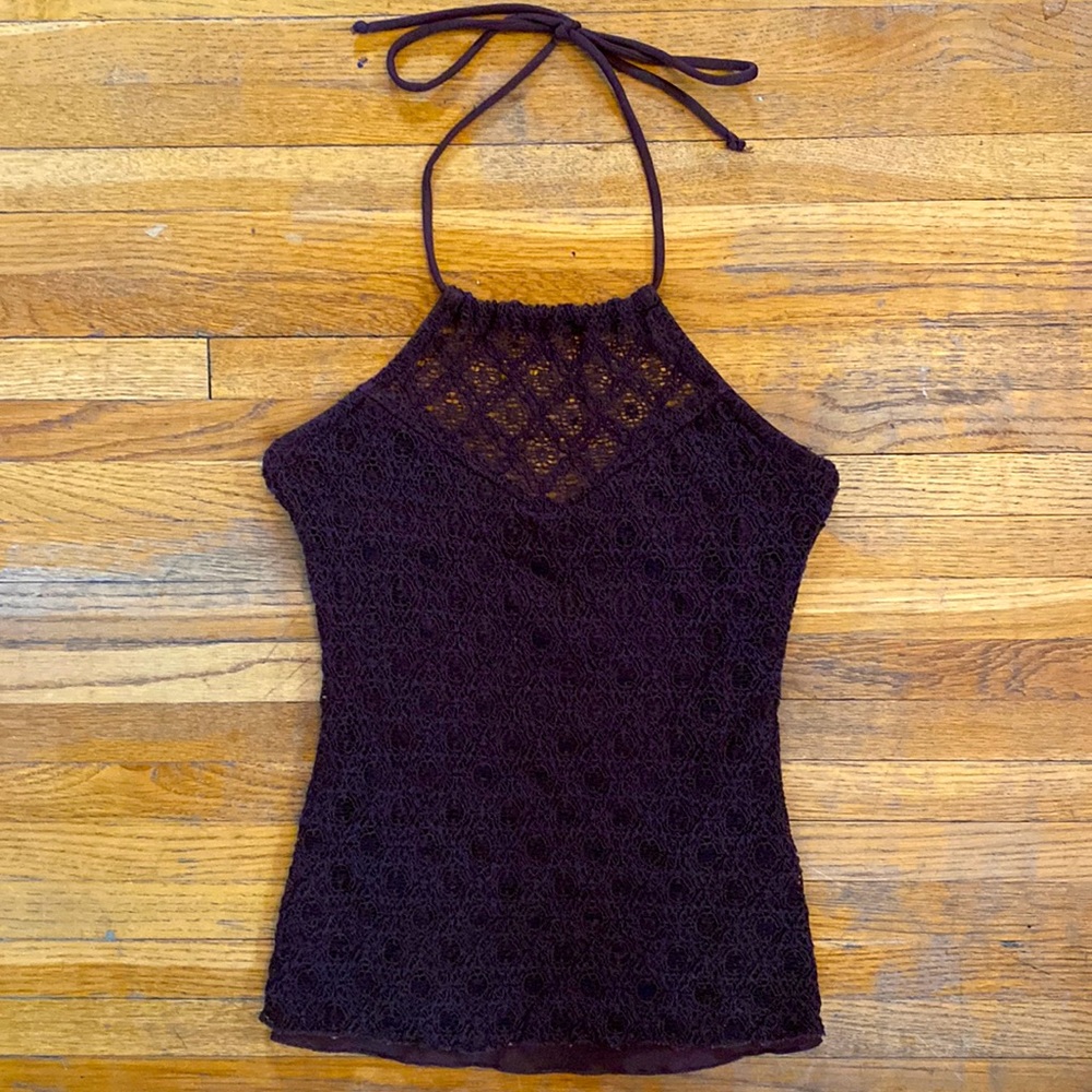 Lace Halter Top Size S/XS